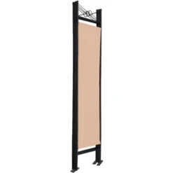 Deuba Paravento Lucca 180x163cm 4 Pareti Flessibili Divisorio Versatile Rosa -Armonia Decor 23641930 5