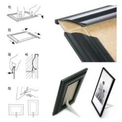 Cornice Foto Stampe Portafoto Quadro Minimal HOOKER PVC Colore ROSSO 18x24 Cm -Armonia Decor 23724902 4