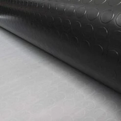 Tappeto Gomma Antiscivolo Proteggi Pavimento A Bolle Nero Rivestimento Robusto Varie Misure MOD.ZERBINO Bolle PVC - 1 Metro X 0,2 Metri (campione) -Armonia Decor 23967747 3