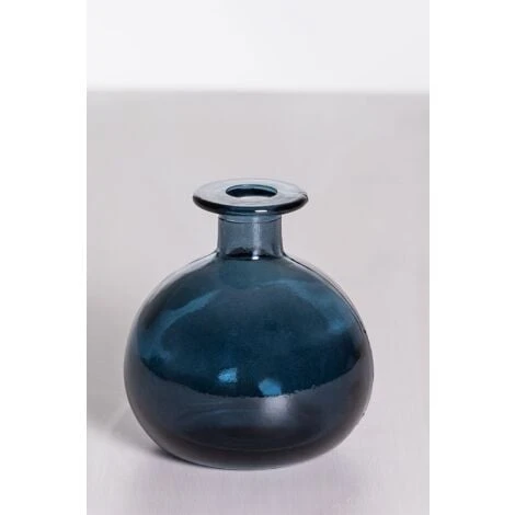 SKLUM Vaso In Vetro Riciclato Endon Blu Pacífico 5 SKLUM Vaso In Vetro Riciclato Endon Blu Pacífico - immagine 3