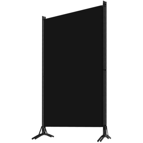 Paravento A 3 Pannelli Nero 260x180 Cm VidaXL 6 Paravento A 3 Pannelli Nero 260x180 Cm VidaXL - immagine 4