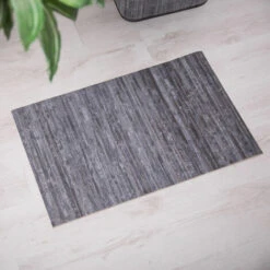 Tappeto Antiscivolo In Bambù Cm 80 Colore Grigio -Armonia Decor 24111492 3