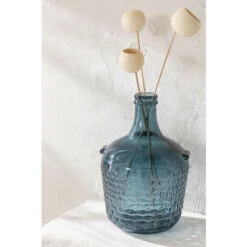 SKLUM Damigiana In Vetro Riciclato Raffas 4 L Blu Pacífico -Armonia Decor 24330949 2