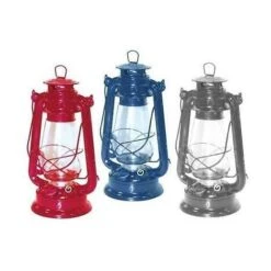 Lanterne Lanterna Lampade A Petrolio Cm 30 Diverse Colazioni Disponibili Colore: Rosso