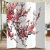 Paravento Separe 4 Pannelli Stampa Fronte Retro Ciliegio Giapponese 180x160cm -Armonia Decor 25094037 1