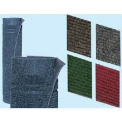 TAPPETO PASSATOIA CORSIA TINTA UNITA ANTISCIVOLO H CM 67 AL METRO 11038V VERDE (11039)