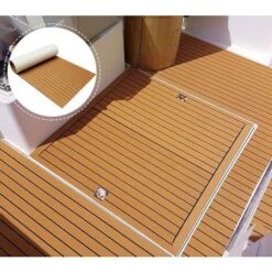 600x2400x5mm Eva Marine Pavimentazione Foglio Di Teak Barca Decking Tappeto Yacht Barca Protezione Del Pavimento Zerbino -Armonia Decor 25950637 5