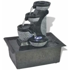 Hommoo Fontana Da Interno Con Luci A LED In Poliresina VD08800