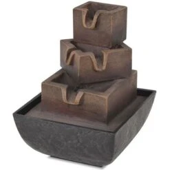 Hommoo Fontana Da Interni Con Luce A LED In Poliresina VD09998 -Armonia Decor 26502715 5