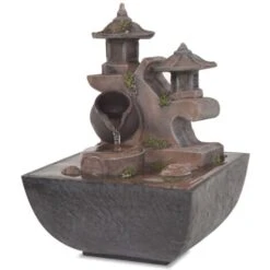 Hommoo Fontana Da Interni Con Luce A LED In Poliresina VD09999 -Armonia Decor 26502727 3