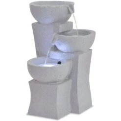 Hommoo Fontana Da Interni Con Luce A LED In Poliresina VD10003