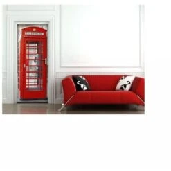 Rivestimento Per Porta Cabina Telefonica Inglese, 83x210 Cm 5 Rivestimento Per Porta Cabina Telefonica Inglese, 83x210 Cm -Armonia Decor 26802305 2