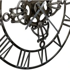 Orologio Da Parete Argento 78 Cm In Metallo VidaXL -Armonia Decor 26861814 5