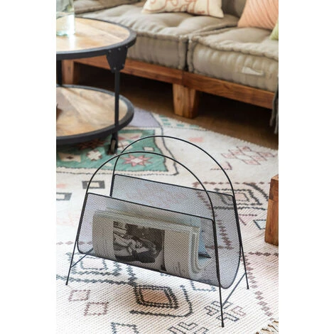 SKLUM Portariviste In Metallo Bak Nero 4 SKLUM Portariviste In Metallo Bak Nero - immagine 2