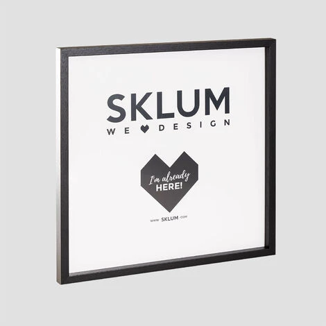 SKLUM Cornice Per Foto In Legno Nupur 50 X 50 Cm Nero Liscio 3 SKLUM Cornice Per Foto In Legno Nupur 50 X 50 Cm Nero Liscio