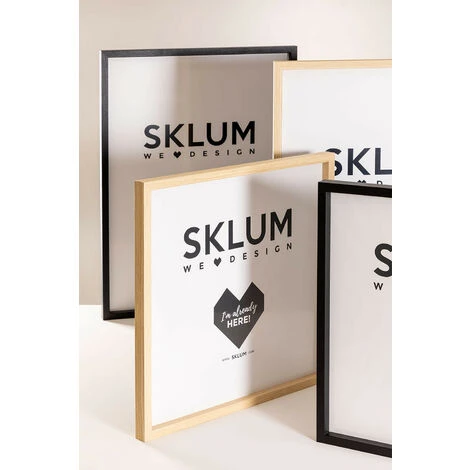 SKLUM Cornice Per Foto In Legno Nupur 50 X 50 Cm Nero Liscio 7 SKLUM Cornice Per Foto In Legno Nupur 50 X 50 Cm Nero Liscio - immagine 5