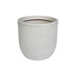 VASO CASPO' PORTAVASO CONCHINO RIGATO SHABBY CORI 45 VASAR TELCOM - Colore: Bianco Perla