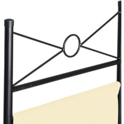 Deuba Divisorio Per Ambienti Lucca 2 Pz 180x163 Separè Paravento Parete Divisoria 4 Pannelli Soggiorno Balcone Crema -Armonia Decor 27638763 5