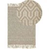 Tappeto Artigianale In Iuta E Cotone Beige 50 X 80 Cm Rustico Pozanti -Armonia Decor 28904181 1
