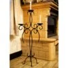 DanDiBo Supporto-Candele Artus In Ferro Battuto 21216 Candelabro Porta Candeliere Metallo