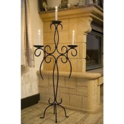 DanDiBo Supporto-Candele Artus In Ferro Battuto 21216 Candelabro Porta Candeliere Metallo -Armonia Decor 29308948 4