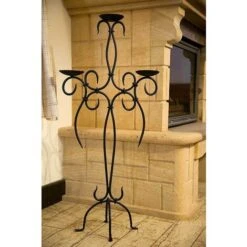 DanDiBo Supporto-Candele Artus In Ferro Battuto 21216 Candelabro Porta Candeliere Metallo -Armonia Decor 29308948 5