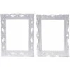 Cornici Da Parete In Legno Bianco Shabby Chic Set Da 2 Cornici Foto Da Appendere 1 Cornici Da Parete In Legno Bianco Shabby Chic Set Da 2 Cornici Foto Da Appendere -Armonia Decor 29544273 1