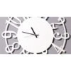 Orologio Numeri Bianco - Decorazione Da Parete, Rotondo - Da Soggiorno, Cucina, Ufficio - Bianco In Metallo, 50 X 0,15 X 50 Cm 1 Orologio Numeri Bianco - Decorazione Da Parete, Rotondo - Da Soggiorno, Cucina, Ufficio - Bianco In Metallo, 50 X 0,15 X 50 Cm -Armonia Decor 29552957 1
