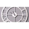 Orologio Vintage Bianco - Decorazione Da Parete, Rotondo - Con Numeri Romani - Da Soggiorno, Cucina, Ufficio - Bianco In Metallo, 50 X 0,16 X 50 Cm -Armonia Decor 29552972 1