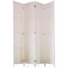 Paravento Di 4 Pannelli In Fibre Naturale Colore Bianco - Dim: A180 X L135 Cm -Armonia Decor 29975684 1