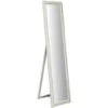 Specchiera Da Terra L40xPR3xH170 Cm Finitura Bianco Anticato.