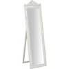 Specchiera Da Terra Finitura Bianco Anticato CON GRECA -Armonia Decor 30061355 1