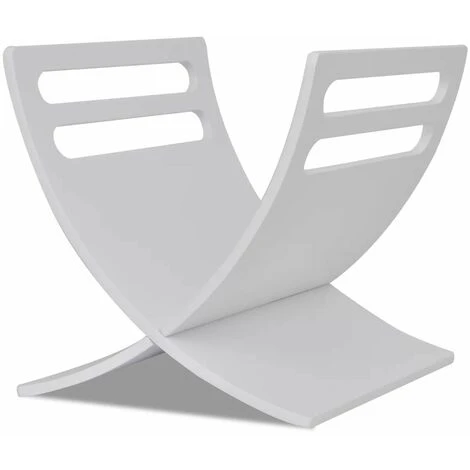 Nova Portariviste Da Pavimento In Legno 29.5x29.5x26.5 Cm Design Semplice Vari Colori Colore : BIANCO 6 Nova Portariviste Da Pavimento In Legno 29.5x29.5x26.5 Cm Design Semplice Vari Colori Colore : BIANCO - immagine 4