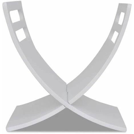 Nova Portariviste Da Pavimento In Legno 29.5x29.5x26.5 Cm Design Semplice Vari Colori Colore : BIANCO 7 Nova Portariviste Da Pavimento In Legno 29.5x29.5x26.5 Cm Design Semplice Vari Colori Colore : BIANCO - immagine 5