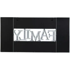 Relaxdays Cornice 10 Foto Family, Portafoto Multiplo Da Parete, HLP: 36,5 X 72 X 2 Cm, Decorazione Salotto, Bianco -Armonia Decor 31792811 4