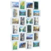 Relaxdays Cornice Portafoto Multipla, 24 Fotografie Da Parete HxL 59 X 68, Verticale & Orizzontale, Porta-Foto, Bianco -Armonia Decor 31793113 1