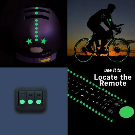 Set Di 435 Adesivi Murali Luminosi Luminosi Per Cameretta Stelle Luminose E Motivo Lunare 4 Set Di 435 Adesivi Murali Luminosi Luminosi Per Cameretta Stelle Luminose E Motivo Lunare - immagine 2