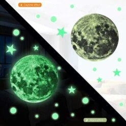 Set Di 435 Adesivi Murali Luminosi Luminosi Per Cameretta Stelle Luminose E Motivo Lunare 9 Set Di 435 Adesivi Murali Luminosi Luminosi Per Cameretta Stelle Luminose E Motivo Lunare -Armonia Decor 33181661 3