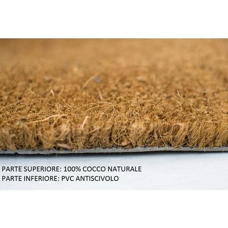 Baroni Home Zerbino Da Esterno In Cocco Con Base In PVC Dipinto A Mano Raffigurante 70X40X2 Cm. Facile Da Pulire E Ultraresistente Colonia Di Gatti 6 Baroni Home Zerbino Da Esterno In Cocco Con Base In PVC Dipinto A Mano Raffigurante 70X40X2 Cm. Facile Da Pulire E Ultraresistente Colonia Di Gatti - immagine 4