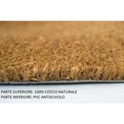 Baroni Home Zerbino Da Esterno In Cocco Con Base In PVC Dipinto A Mano Raffigurante 70X40X2 Cm. Facile Da Pulire E Ultraresistente Cactus Vasi Colorati -Armonia Decor 33511806 4