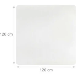 Relaxdays Tappeto Salvapavimento, Protezione Pavimento Laminato, Parquet, Moquette, Antiscivolo, 120x120 Cm, Trasparente 10 Relaxdays Tappeto Salvapavimento, Protezione Pavimento Laminato, Parquet, Moquette, Antiscivolo, 120x120 Cm, Trasparente -Armonia Decor 33760079 4