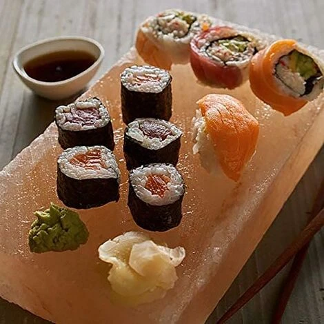 Piastra Da Cottura Di Sale Himalayano Rosa Naturale 4,5Kg 20x30cm Con Manici LedLedITALIA 6 Piastra Da Cottura Di Sale Himalayano Rosa Naturale 4,5Kg 20x30cm Con Manici LedLedITALIA - immagine 4