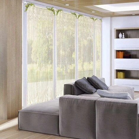 Appendiabiti Da Parete Con Arazzo Intrecciato, Divisorio, Tenda Appesa, Tenda Per Porta, Decorazione Della Parete Dello Sfondo Del Matrimonio 5 Appendiabiti Da Parete Con Arazzo Intrecciato, Divisorio, Tenda Appesa, Tenda Per Porta, Decorazione Della Parete Dello Sfondo Del Matrimonio - immagine 3