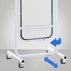 Specchio A Figura Intera Medusa Con Ruote Bianco -Armonia Decor 34601769 5