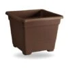 Vaso Da Giardino Quadrato In Plastica 32 Cm Bronzo 2 Vaso Da Giardino Quadrato In Plastica 32 Cm Bronzo -Armonia Decor 34667640 1