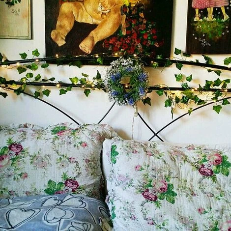 Luci A Stringa LED Piante Artificiali Foglia Di Edera Verde Vite Per Decorazioni Per La Casa Lampada Da Sposa Illuminazione Da Giardino Pensile Fai-da-te, 2M 20 LED (4 Pezzi Foglia D'acero) 7 Luci A Stringa LED Piante Artificiali Foglia Di Edera Verde Vite Per Decorazioni Per La Casa Lampada Da Sposa Illuminazione Da Giardino Pensile Fai-da-te, 2M 20 LED (4 Pezzi Foglia D'acero) - immagine 5