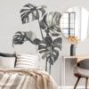 Adesivo Murale - Set Di Foglie Di Monstera In Acquerello XXL Dimensione LxH: 40cm X 20cm -Armonia Decor 34758830 1