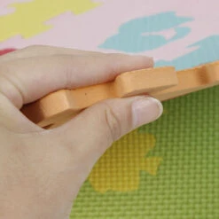 Tappeto Puzzle Schiuma Eva,Tappeto Da Gioco Per Bambini,26 Lettere+0 A 9+36 Animali(72 Pezzi) -Armonia Decor 35183260 5