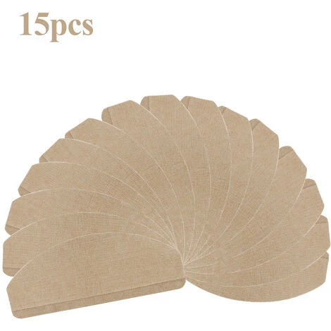 15 PZ Tappetino Per Scale Autoadesivo 65x21x4cm Marrone 4 15 PZ Tappetino Per Scale Autoadesivo 65x21x4cm Marrone - immagine 2