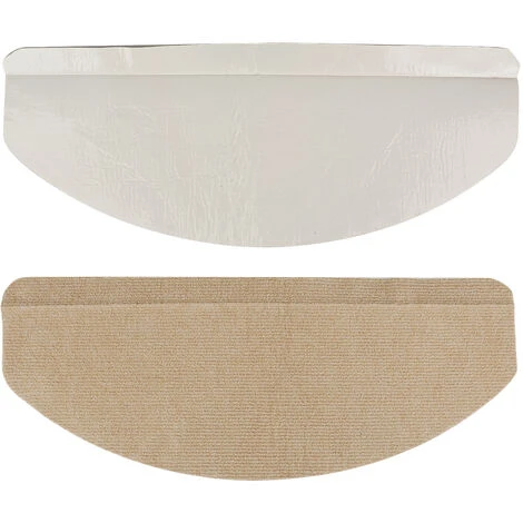 15 PZ Tappetino Per Scale Autoadesivo 65x21x4cm Marrone 6 15 PZ Tappetino Per Scale Autoadesivo 65x21x4cm Marrone - immagine 4